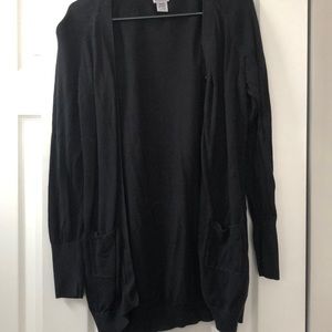 Black cardigan